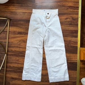 Gap High-Rise Wide Leg Crop Pants